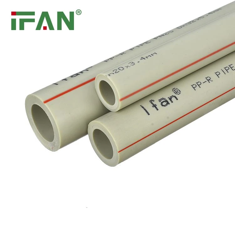 Tubo in PPR di colore grigio