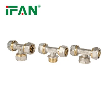 Raccordo a compressione in ottone ad alta pressione
