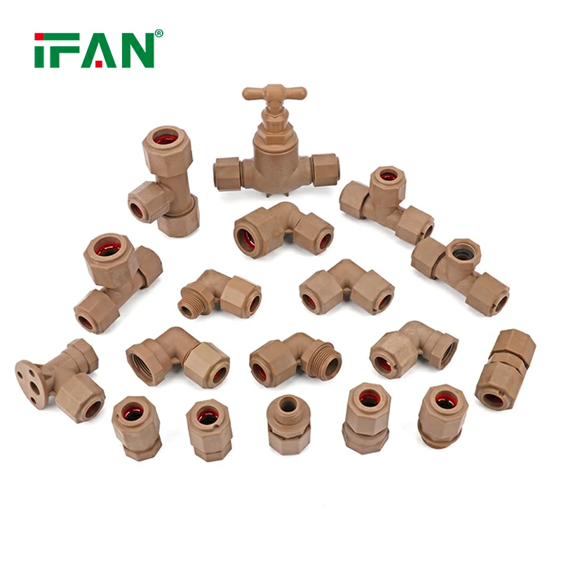 Raccordo a compressione in plastica